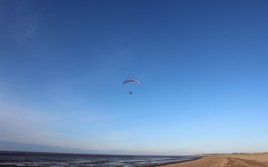 mYminiBreak, enjoy paragliding over our calm seas