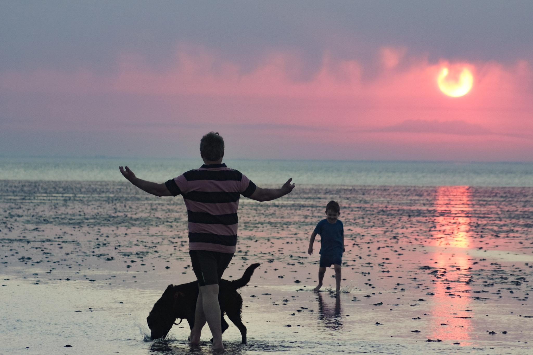 Sunset Over The Wash Norfolk