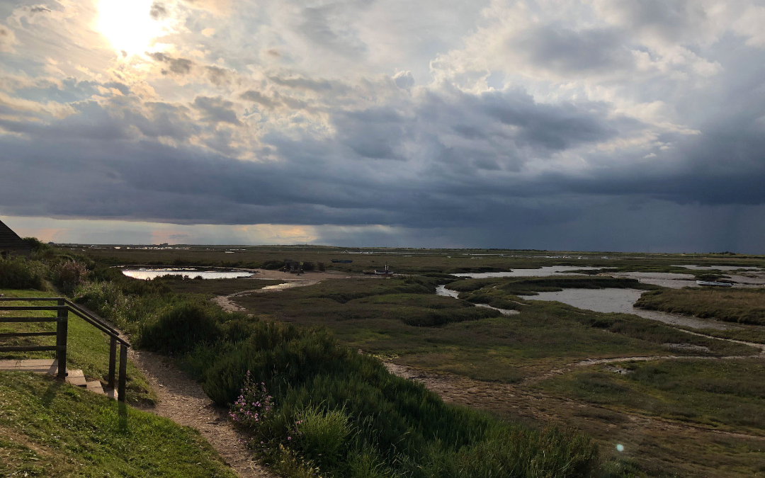 mYminiBreak view of the Norfolk Marshes at Brancaster